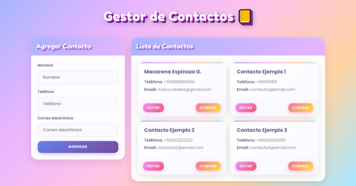 Gestor de Contactos